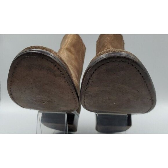 Tory Burch Wade Chelsea Gold Shimmer Leather Ankle Boot Women's 9M /40 - Picture 8 of 12